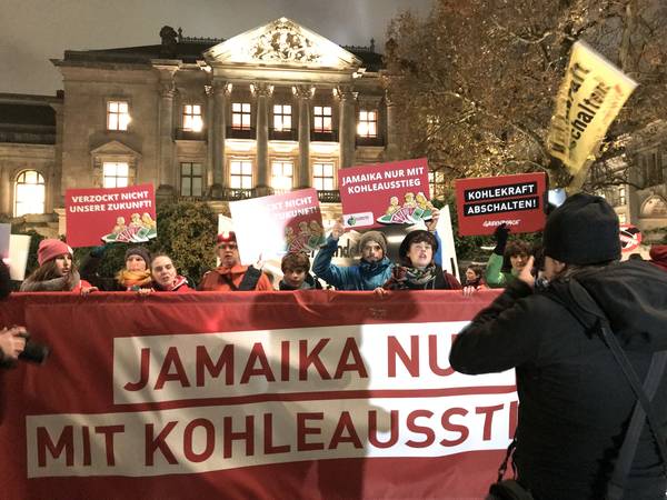 Jamaika nur mit Kohleausstieg, Foto: Philip Bedall/ Umweltinstitut München