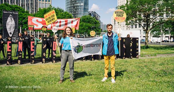 Aktion Berlin Gene Drives Melber