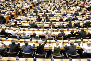 Abstimmung im Europaparlament