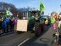 Genau 171 Traktoren fuhren der Demo voran.