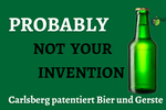 Carlsberg besitzt jetzt Patente auf Gerste und Bier