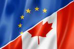 kanadische und europäische Flagge