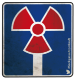 Online Vorträge Sackgasse Atomkraft, Schild. Grafik: .ausgestrahlt