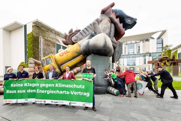 Keine Klagen gegen Klimaschutz  - Raus aus dem Energiecharta-Vertrag!