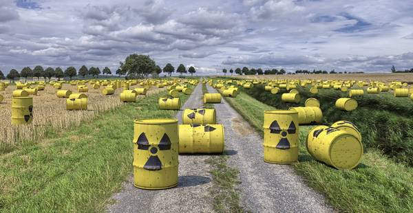 Kartenausschnitt Atommmüll in Deutschland