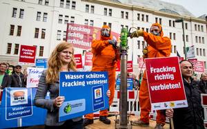 Fracking-Aktion